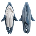 Inkarts Shark Blanket Hoodie Kid Wearable Sleeping Bag Soft. Fixed Price $46.54.