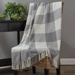 Wicklow Throw 60X50 Dove Grey Cream Tassels Buffalo Check Park. Fixed Price $48.62.