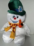 2006 Frosty The Snowman Cuddle Pillow Soft Plush Hat Pipe Warner 25". Fixed Price $20.00.