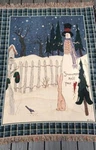 Vtg Christmas Knit Woven Throw Blanket Fringe Snowmen Melt Your Heart Cpca. Fixed Price $23.00.