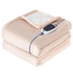 Sealy Heated Blanket Electric Throw, Flannel & Sherpa Heating With 6 He.... Fixed Price $64.59.