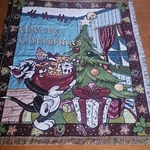 Vintage Christmas Throw Blanket Warner Bros Sylvester Tweety 1999 Read. Fixed Price $19.97.