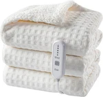 Dowin Heated Blanket Electric - Size Waffle Throw, 04 Beige. Fixed Price $70.04.