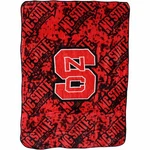 Nc State Wolfpack College Covers 63 X 86 Soft Raschel Plush Throw Blanket. Fixed Price $44.95.