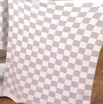 Barefoot Dreams Cozychic Checkered Blanket 45"X60" Color Malibu Mist New Tags!. Fixed Price $79.95.