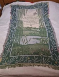 45X65 Serenity Prayer Throw Wall Tapestry Fringed. Fixed Price $21.99.