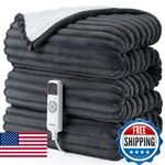 Hansleep Heated Blanket Electric Throw, Heating With 9. Fixed Price $40.37.
