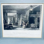 1841 China Boudoir Bed Chamber Lady Of Rank Thomas Allom Antique Print Framed. Fixed Price $122.67.