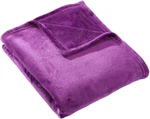 Hyseas Flannel Fleece Throw Blanket Purple - Super Soft Plush Microfiber Solid. Fixed Price $17.74.