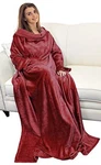 Catalonia Wearable Blanket With Sleeves And Pocket, Cozy Soft Fleece Mink Micro. Fixed Price $27.89.