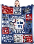 Baseball Is In My Dna Blanket Eat Sleep Gift For True Fans. Fixed Price $79.95.