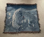 Vintage Coca-cola Polar Bear Woven Tapestry Throw Blanket 48X57 90S Rare. Fixed Price $29.99.