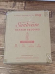Sunbeam Royal Ultra Fleece Heated Electric Blanket Full Size- Green. Fixed Price $29.99.