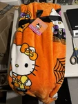 Hello Kitty Halloween Pirate Candy Corn Dress 60X70 Throw.. Fixed Price $35.00.