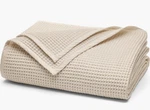 New $279 Boll & Branch Waffle Organic Cotton Blanket King/cal Color Natural. Fixed Price $229.00.