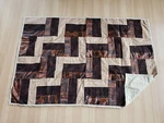 Patchwork Blanket - Baby Child Quilt Throw Homemade. Fixed Price $30.00.