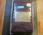Today's Living Chenille Purple Throw Blanket 50" X 70" New Fringe. Fixed Price $32.95.