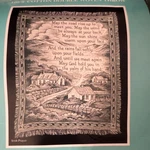 Fieldcrest Cotton Double Woven Irish Prayer Throw Blanket Multicolor 50X60. Fixed Price $29.00.