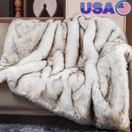 Ultra Soft Faux Fur Blanket Heavy Weighted Crystal Velvet Luxury Home Decor New. Fixed Price $91.18.
