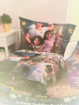 Disney Encanto 3 Piece Toddler Bed Set Quilt Pillocase & Fitted Bottom Sheet. Fixed Price $28.95.