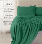 Ny Loft Ultra Soft Micro Fleece Sheet Queen Set Holiday Christmas Pine Green. Fixed Price $99.00.
