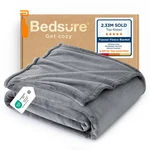 Bedsure Gentlesoft Fleece Throw Blanket For Couch (50" X 60"), Grey. Fixed Price $24.98.