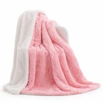 Dada Bedding Luxury Rosey Blossom Pink Floral Soft Warm Faux Fur Throw Blanket. Fixed Price $27.90.