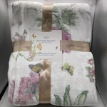 Lenox Butterfly Meadow Bloom Pink Oversized Throw 60" 70" New W/ Tags. Fixed Price $36.99.