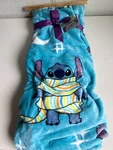 Disney Stitch Bundled Up In Striped Scarf Soft Plush Throw Blanket 60 X 70 New. Fixed Price $34.20.