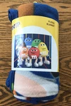 M&ms World Chocolate Candy Brand Polyester Fleece Blanket 50 X 60 New. Fixed Price $34.32.