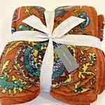Nwt Vera Bradley Plush Throw Blanket Marrakesh Medley New 80" X 50". Fixed Price $29.99.