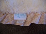 Waverly Baby Trend Lab Plush Crib Quilt Blanket With Blush Floral Cotton Trim. Fixed Price $13.50.