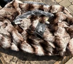 Dennis Basso Home Tiger Mills Faux Fur Animal Print Throw Blanket Brown Modern. Fixed Price $21.99.