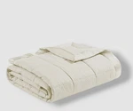Madison Park Ivory Cambria Oversized Down Alternative Trim Blanket, Full/queen. Fixed Price $25.65.