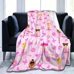Cute Girl Ballerina Super Soft Warm Flannel Throw Dance Blan.... Fixed Price $46.32.