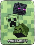 Minecraft "rising Mobs" Kids 46" X 60" THROW-W151710726404. Fixed Price $24.95.