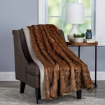 Faux Fur Throw Blanket- Luxurious, Soft, 60 70 Caramel Brown. Fixed Price $111.99.