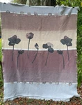 Ibena Decobena Blanket Decorative Throw Cotton Blend 54" By 75" Euc. Fixed Price $39.95.