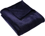 Flannel Fleece Throw Blanket Navy Blue - Super Soft Plush Microfiber Solid. Fixed Price $18.99.