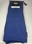 Frye Block Knit Throw Blanket Oversized 50X70 Blue Chunky Cozy Comfy Soft Boho. Fixed Price $58.88.
