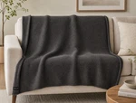 Rachel Zoe Knit Weighted Throw Blanket 40" In 50" - Lbs Relax Ultra Soft Euc. Fixed Price $50.00.
