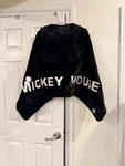 Tokyo Disney Sea Resort Faux Fur 4 Way Blanket Mickey Mouse Poncho. Fixed Price $75.00.