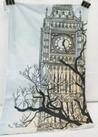 Kess Big Ben Clock Tower Blanket 42" X 32" Tf. Fixed Price $14.98.