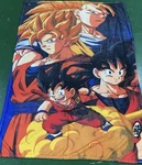 Dragon Ball Flannel Blanket Kid Goku Soft Warm Plush Fleece 60*40''. Fixed Price $25.00.