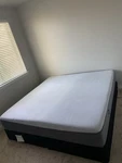 King Mattress Casper With Bed FRAME(76 80 Or 193 203 Cm). Months Used. Fixed Price $400.00.