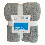 Full Queen Faux Shearling Blanket Gray Room Essentials Midweight Bed Dorm New. Fixed Price $16.99.