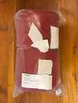 Pottery Barn Garett Cozy Throw Cardinal Red 50 X 70 - Festive Nwt!. Fixed Price $44.95.