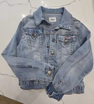 Hudson Unisex Kids Light Blue Denim Jacket Long Sleeve Button Collared. Fixed Price $10.78.