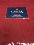 Ralph Lauren Chaps Brompton Hall Red Coverlet - Full/queen. Fixed Price $249.99.