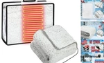Heated Blanket Electric Throw 58"X43" Usb Battery Power Operated Gradient Gray. Fixed Price $57.71.